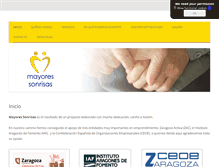 Tablet Screenshot of mayoressonrisas.com